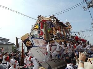 　茨城県・常陸大津の御船祭（文化庁提供）