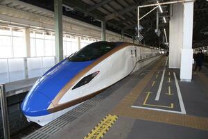 シークレット・エクスプレスの舞台となる上越新幹線=JR新潟駅