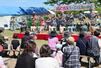 ハワイの踊りや楽器演奏が披露された「ALOHAカーニバル」=6日、長岡市宮本東方町