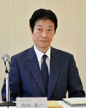 高知市で講演する日銀の内田真一副総裁=23日午前