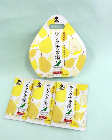 ル・レクチエの湯」でリラックス♡甘～い香りの入浴剤、規格外品を活用