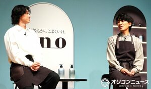 仕事外での交流を明かした（左から）山崎賢人、藤木直人 （C）ORICON NewS inc.