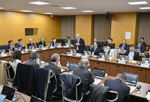 防災庁設置に向け開かれた有識者会議=1月30日、東京都内