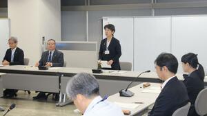 能登半島地震の対応を検証するために開かれた会議=9月30日、新潟市役所