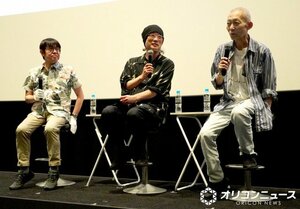 映画『機動警察パトレイバー EZY File 1』公開後スタッフトークに登壇した(左から)ゆうきまさみ、出渕裕監督、伊藤和典(C)ORICON NewS inc.