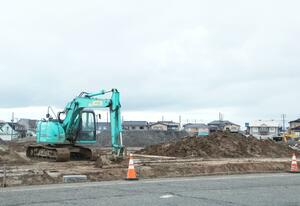 グランエステート見附の造成予定地＝見附市上新田町