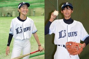 左から捧優歌さん、児玉彪冴さん