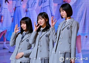 『Leminoコンテンツ発表会2026』に登壇した日向坂46(左から)大野愛実、正源司陽子、高橋未来虹 (C)ORICON NewS inc.