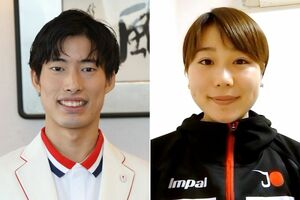 古俣聖(左)と小林かなえ
