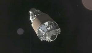 アストロスケールの実証衛星が接近撮影したH2Aロケットの残骸(同社提供)