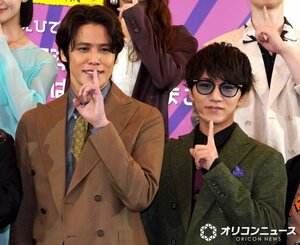 『アケチコ！～蒸気の黒ダイヤ、あるいは狂気の島～』製作発表に登壇した（左から）宮野真守、神山智洋 （C）ORICON NewS inc.