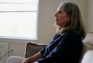 米中枢同時テロを振り返るシャロン・プレモリさん=8月、米ニューハンプシャー州レバノン(共同)
