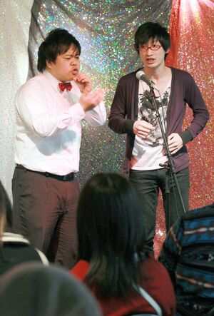 東日本大震災後に開催したＮＡＭＡＲＡとティーライズの合同チャリティーライブ＝２０１１年３月２０日、新潟市中央区の西堀ローサ