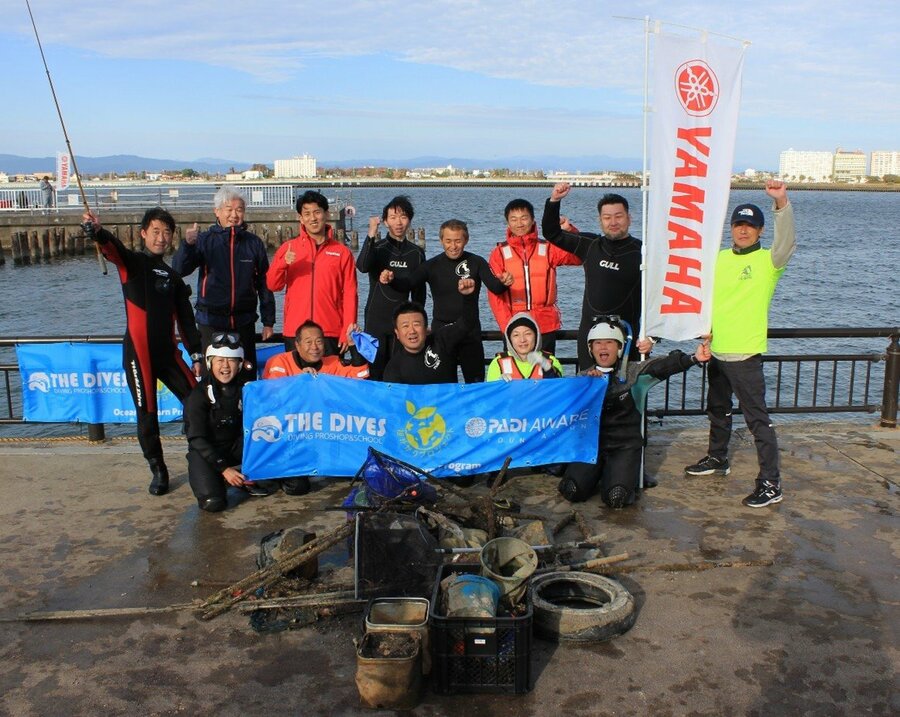 初めての水中清掃「浜名湖水中クリーン作戦」を実施 | 新潟日報