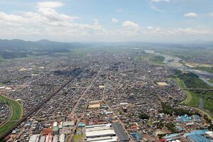 長岡市市街地