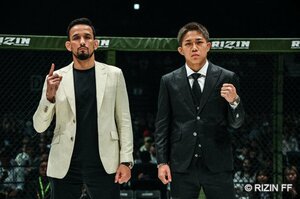 8月11日『RIZIN.54』で対戦するクレベル・コイケ（左）と秋元強真