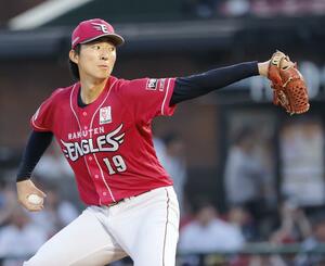 オリックス戦に先発した楽天・荘司＝楽天モバイルパーク