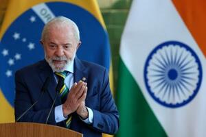 ブラジルのルラ大統領=ブラジリア、8日(AP=共同)
