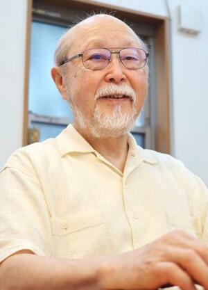 父貞雄の思い出を語る大竹達雄さん