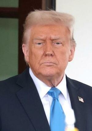 トランプ米大統領(ゲッティ=共同)