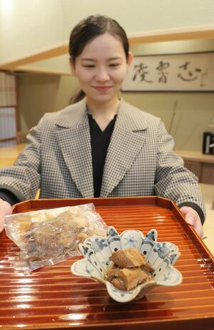 「和の食樹翠(きすい)」が期間限定で店頭販売している「山椒香る国産豚の角煮」