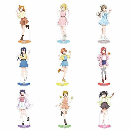 アクリルスタンド（全18種）　©2013 プロジェクトラブライブ！　 ©2017 プロジェクトラブライブ！サンシャイン!!