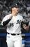７回を投げ終えたロッテ・田中晴也。３勝目を挙げた＝ＺＯＺＯマリン