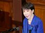 　２０２６年度補正予算案が審議入りした、衆院本会議で答弁する高市首相＝３日