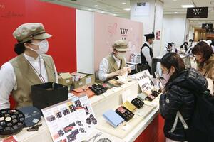 高島屋日本橋店のチョコレート売り場=1月、東京都中央区