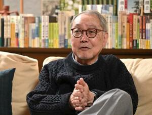 「80歳近くになって、もう書きたいものだけを書こうという気分になっている」と話す宮本輝さん