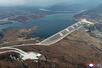 　完工式が開かれた北朝鮮南東部・江原道淮陽の水力発電所（朝鮮中央通信＝共同）