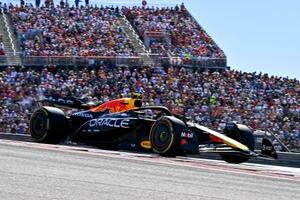 F1米国GPで7位に入ったレッドブルの角田裕毅=19日、テキサス州オースティン(イマジンイメージズ・ロイター=共同)