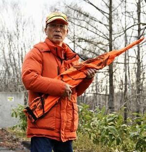 　北海道猟友会砂川支部長の池上治男さん