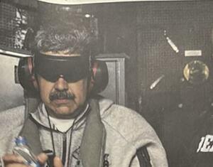 　３日、トランプ米大統領がＳＮＳに投稿したベネズエラのマドゥロ大統領の写真（ＳＮＳトゥルース・ソーシャルから）