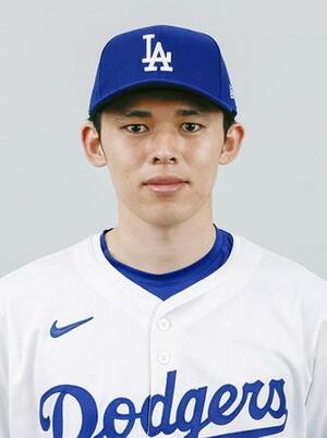 　ドジャースの佐々木朗希