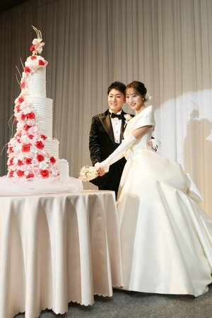 披露宴を行った中村橋之助＆能條愛未夫妻