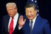 会談前の写真撮影を終えた中国の習近平国家主席（右）とトランプ米大統領＝２０２５年１０月３０日、韓国・釜山（ゲッティ＝共同）