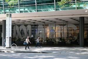 　オーストラリアの公共放送ＡＢＣの本部＝２５日、シドニー（共同）