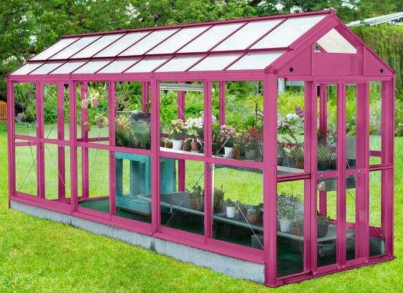 三条工機製作所が販売する温室「ローズレッド」のイメージ画像(三条工機製作所提供)