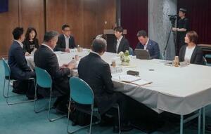 日本高野連が開いた、7イニング制についての第2回意見交換会=6日、大阪市