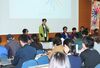 「燕三条 工場の祭典」の参加企業が集まって開かれた説明会=三条市須頃1