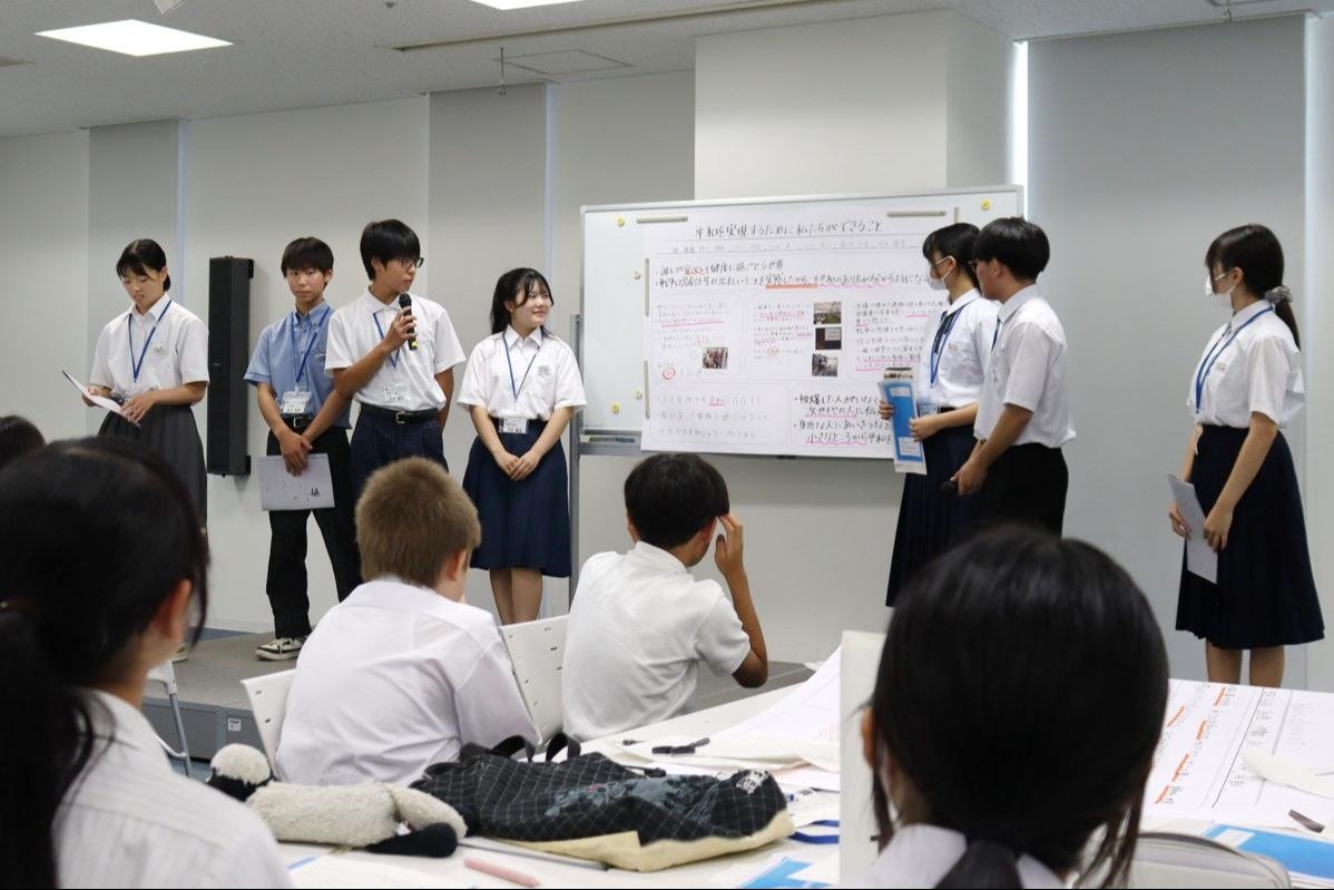 心に刻んだ平和の尊さ伝える 広島市に派遣された長岡市の中学生が報告