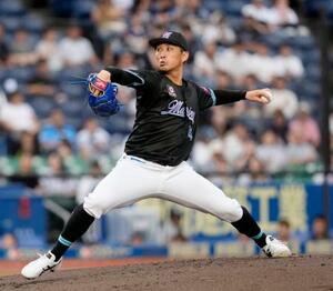 西武戦に先発したロッテ・小島=ZOZOマリン