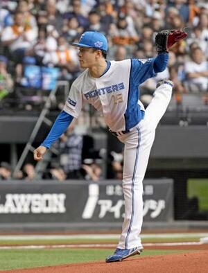 巨人戦に先発した日本ハム・北山=エスコンフィールド
