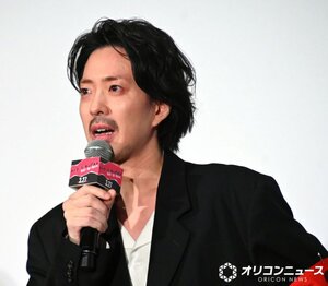 舞台あいさつで涙をにじませた若葉竜也 (C)ORICON NewS inc.
