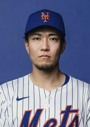 メッツの千賀滉大(ゲッティ=共同)