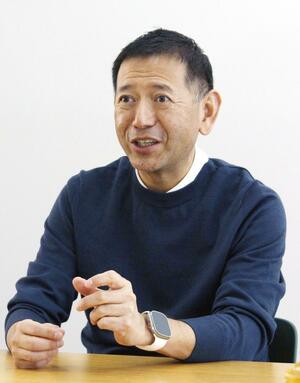 高級スノーリゾート構想について語るペイシャンス・キャピタル・グループのケン・チャン最高経営責任者=2月16日、東京都千代田区