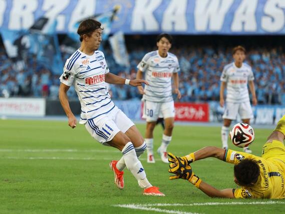 後半、ＦＷ太田修介が追加点を奪い２－０＝１３日、Ｕｖａｎｃｅとどろきスタジアム　ｂｙ　Ｆｕｊｉｔｓｕ