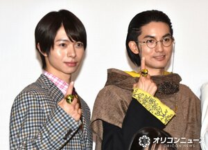 チーフのお菓子を満喫したことを明かした（左から）松本仁、神田聖司 （C）ORICON NewS inc.