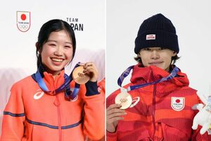 中井亜美選手と山田琉聖選手
